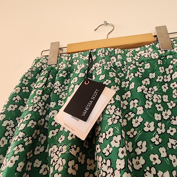 Skirt with shorts underneath VANESSA SCOTT Green - Picture 8 of 11